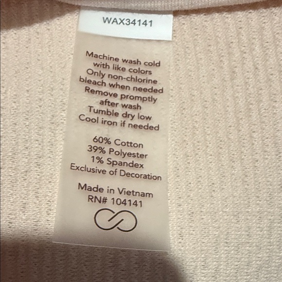 NWT Calia Women's Side Zip Faded Pink Crew Neck Tunic - Women’s Medium - Picture 11 of 16